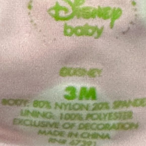 Disney Baby Minnie Mouse One Piece Infant Swimsuit Size 3 Months - Picture 5 of 11